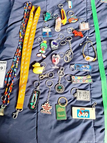 Souvenir Keychains, Lanyards & Beaded Jewelry B (1 of 9)