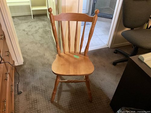 Solid Wood Chair (1 of 3)