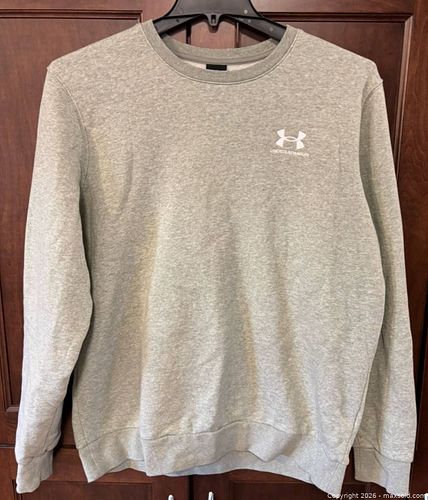 Under Armour Light Green Crewneck Sweatshirt, Large (1 of 3)