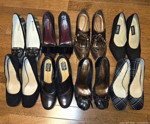 8 Pair of women's Nearly new size 7.5 shoes (1 of 10)