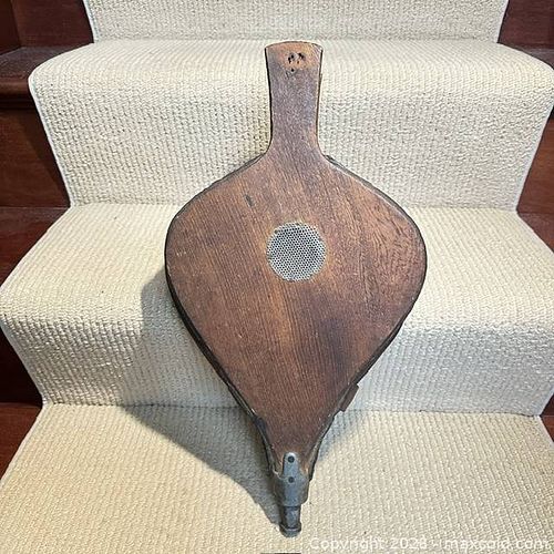 Antique fireplace bellows (1 of 10)