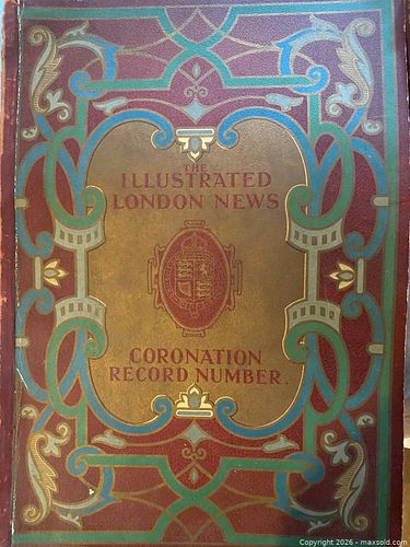 British Coronation book 100 yr old (1 of 9)