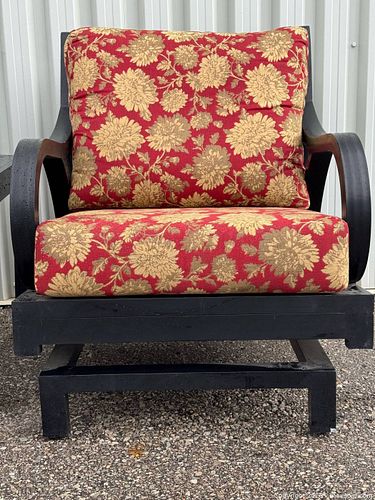 3 Pc Set Ravenna Outdoor Rocking Chairs + Table (1 of 12)