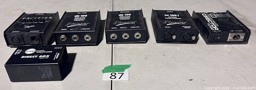 6cps Of Various Used Professional Audio Device Boxes (1 of 1)