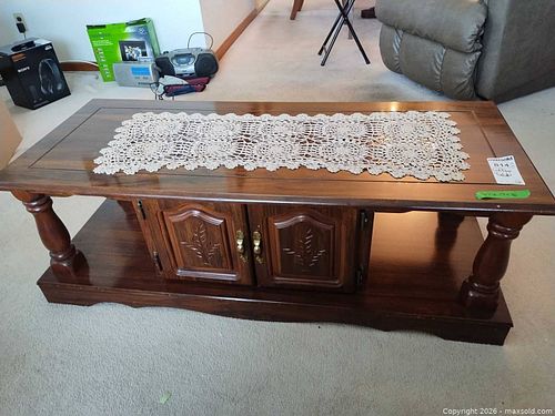 Coffee Table with Cabinet D (1 of 9)