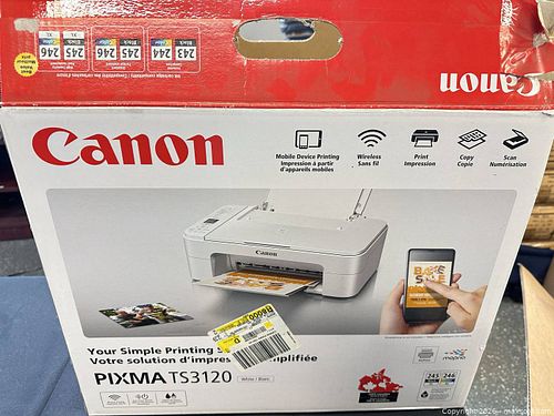 Canon PIXMA TS3120 All-in-One Wireless Printer White (1 of 3)