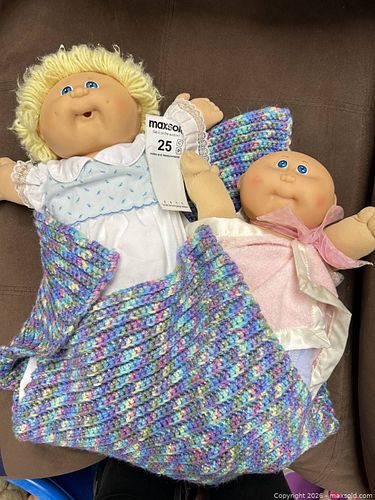 Cabbage Patch Style Baby Doll, Vinyl Head Cloth Body 12–18" (1 of 9)