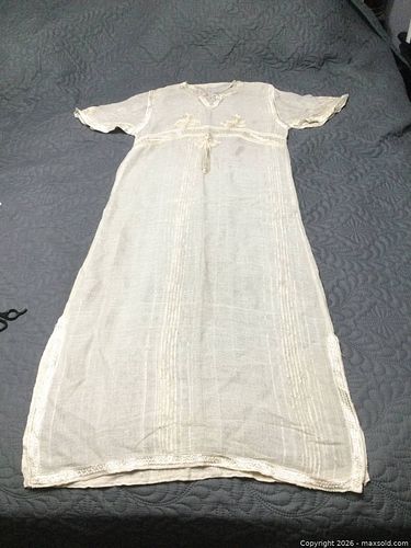 Long Beige Dress/Coverup (1 of 7)