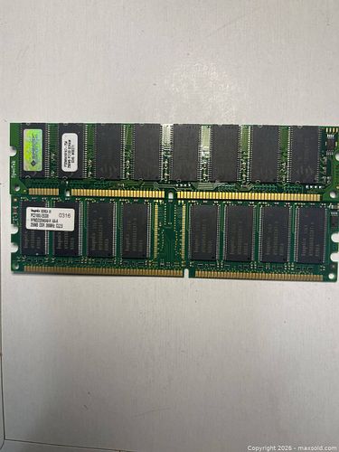 DDR (PC2100) 256MB 266MHz Desktop RAM DIMM, 2 Modules (1 of 3)