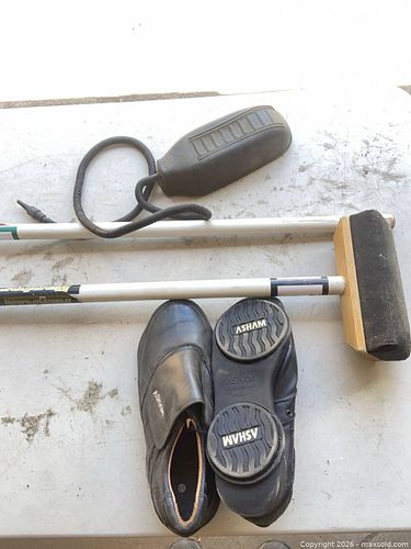 Asham Curling Shoes & Broom with Schwinn Hand Pump (1 of 4)