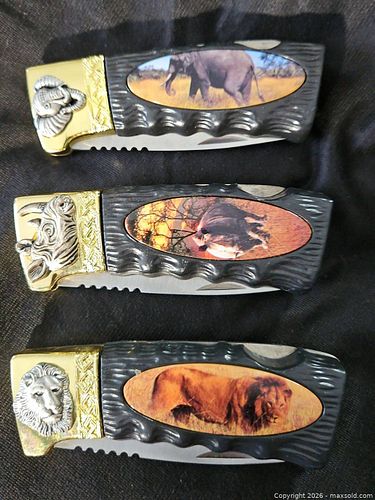 African Big Five Pocket Knive Collection (1 of 4)