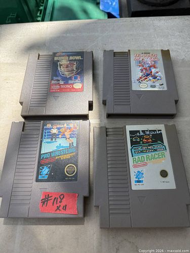 4 NINTENDO NES. GAMES. (1 of 1)