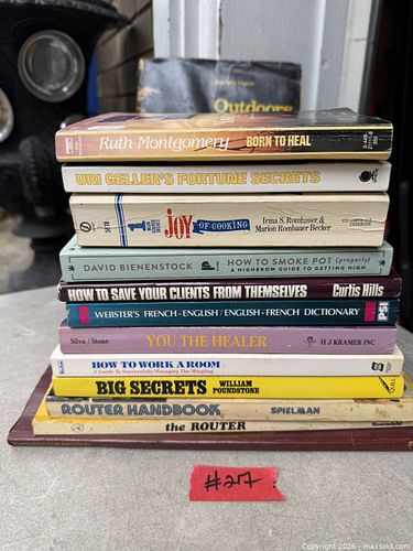A LOT OF MISC. BOOKS. (1 of 2)