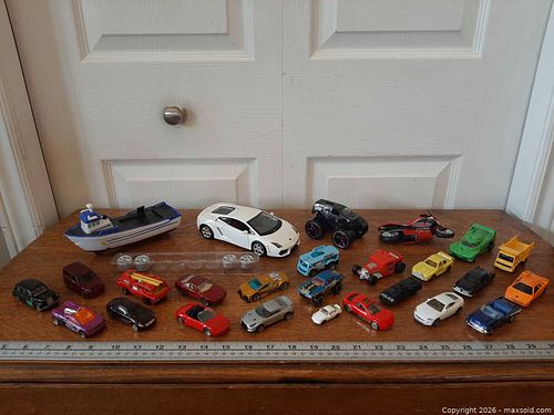 Collection of various die-cast toy vehicles (1 of 5)