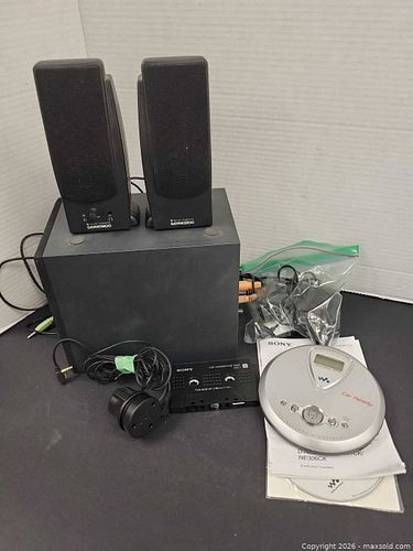 Computer Speakers and Car CD Player (1 of 9)