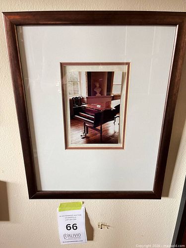 Framed Photographic Print – Piano / Musical Instrument (1 of 1)