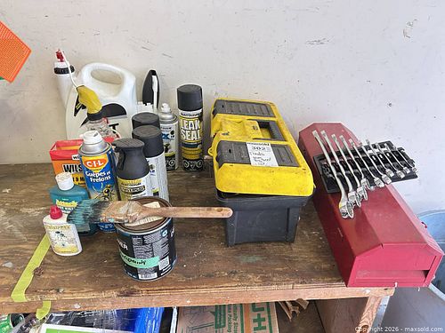 Mixed Tools & Supplies Lot with Metal and Plastic Toolboxes B (1 of 12)