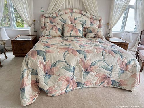 Sealy Custom 72 x 80 Bed Frame & Bedding Set with Headboard D (1 of 11)