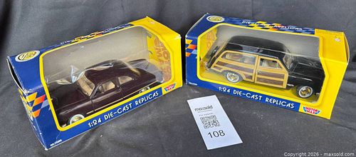 Vintage Die Cast Replica Cars (1 of 14)