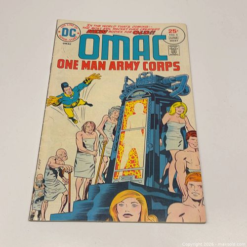 OMAC #5 DC Comics 1975 Jack Kirby Art & Story "New Bodies For Old" (1 of 4)