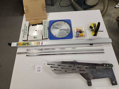 Lot of Power Tool Accessories with 10 inch Carbide Blades (1 of 20)