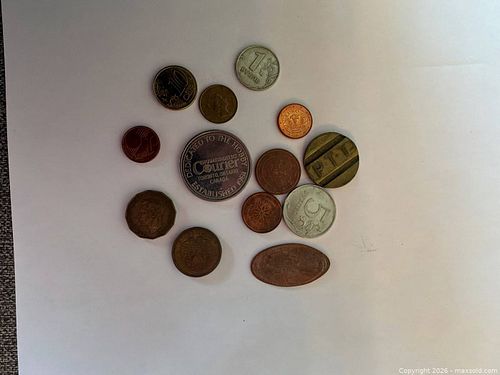 Coin and tokens collection. (1 of 4)