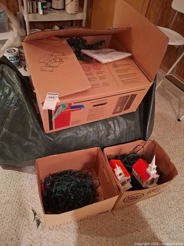 6 ft Pre-Lit Artificial Christmas Tree with Lights & Stand (1 of 9)