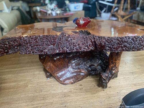 Burl coffee table (1 of 7)