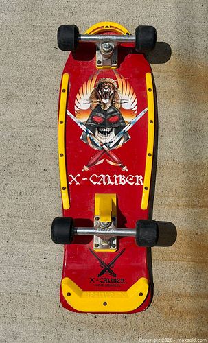 Vintage 1986 X-Caliber Skateboard (1 of 14)