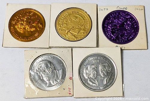 MARDI GRAS TOKEN COINS (1 of 14)