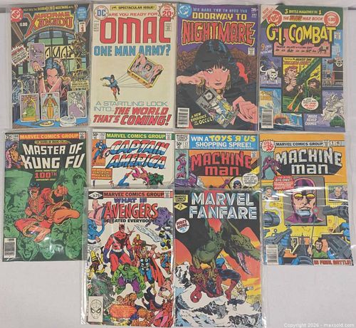 Mixed Lot of Marvel & DC Single-Issue Comics (1970s–1980s) (1 of 11)