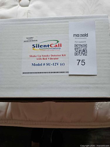 Silent Call SU-12V Shake Up Smoke Detector Kit with Bed Vibrator (1 of 6)