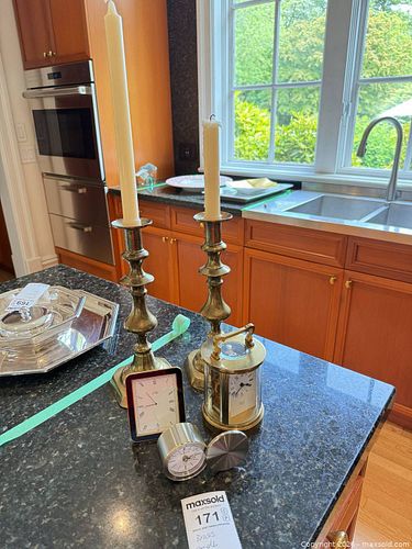 Brass Candlesticks, Clocks B (1 of 13)