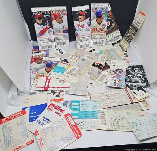 Various Ticket Stubs, Phillies, Flyers, Concerts,  more (1 of 16)