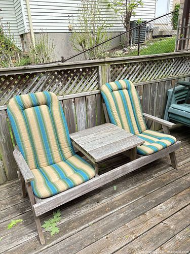 Wooden Outdoor 2 Seater (1 of 10)
