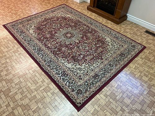Diamond Traditional Style Area Rug – Red & Cream (1 of 14)
