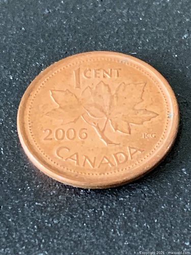 Canada 2006 One-Cent Coin (Non-Magnetic) (1 of 8)
