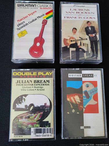 Audio cassette collection.  (1 of 3)