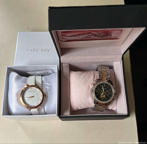 2 watches; Emporio & Mary Kay (1 of 5)