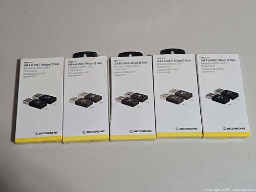 M110 - Scosche USB-A to USB-C Adapter - Lot of 5 pcs (1 of 4)