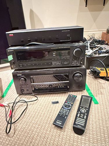 Sony Audio Video System / Denon AV receiver/Adcom GFS-6 Speaker Selector (1 of 9)