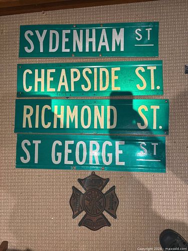 Street names signs  (1 of 3)