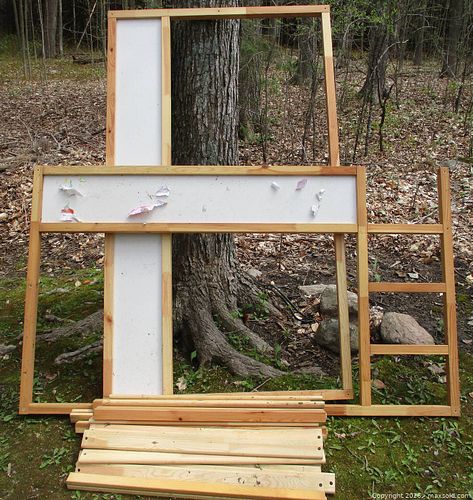 SINGLE BED FRAME SLATS & LADDER (1 of 5)