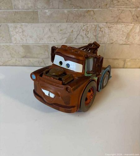 Disney/Pixar Cars Tow Mater Push Along and Reverse Toy Car, Pocket Size (1 of 5)