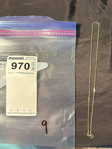10K Yellow Gold Necklace, 18 in, Spring Ring Clasp (1 of 4)