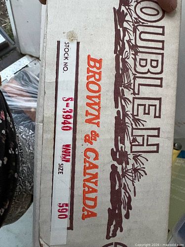 Double H (Brown of Canada) Chest Waders Size 590 Canvas/Rubber (1 of 4)
