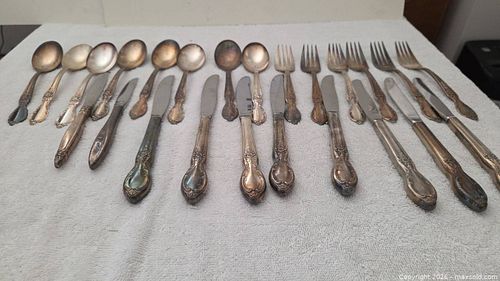 antique silverplate flatware  (1 of 14)