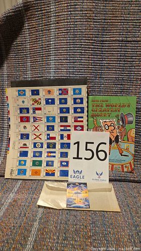 USPS Stamps: State Flags Sheet, 29c Space Block & Booklet (1 of 7)