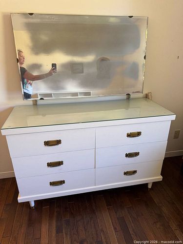 Long white dresser (1 of 4)