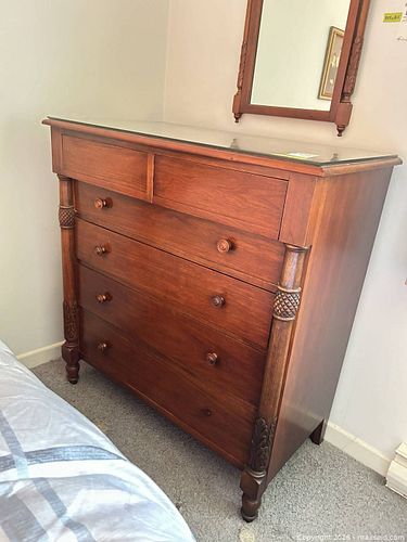 Vintage Cherry Solid Wood Dresser D (1 of 10)
